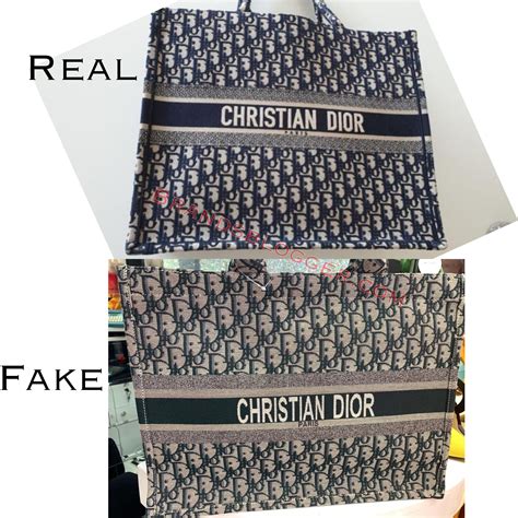 fake christian dior tote vs real|christian dior authenticity check.